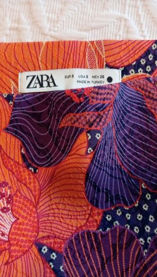 Vestido Zara estampado floral