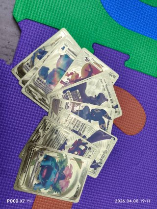 Cartas Pokémon Charizard V VMAX GX Douradas