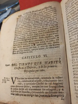 Libro Hijo de David Historia Sagrada año 1749