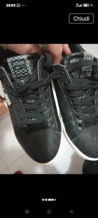 Scarpe ginniche Enrico Coveri nere, usate poco