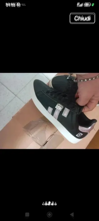 Scarpe ginniche Enrico Coveri nere, usate poco