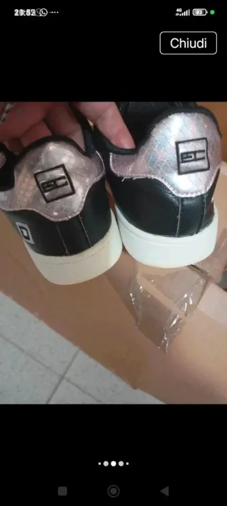 Scarpe ginniche Enrico Coveri nere, usate poco