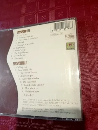 2 CDs Guitarra Vol. 2 Pedro Javier González