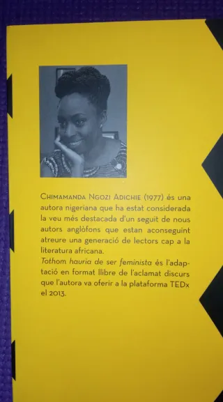 Tothom hauria de ser feminista - Chimamanda Ngozi