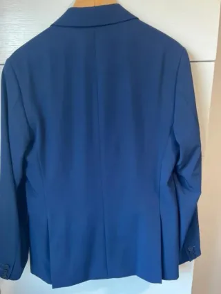 Traje Zara Hombre Talla 44 Azul Marino