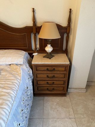 Cómoda Clásica Madera y Mármol