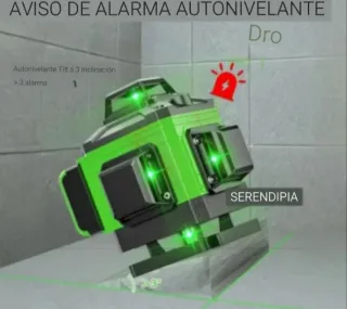 NIVEL LÁSER 4D 16 LÍNEAS TRÍPODE Y DOS BATERÍAS.