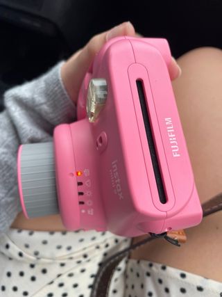 Cámara Fujifilm Instax Mini 9 Rosa + Funda