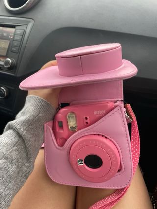 Cámara Fujifilm Instax Mini 9 Rosa + Funda
