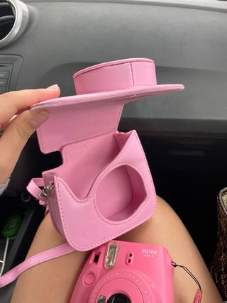 Cámara Fujifilm Instax Mini 9 Rosa + Funda