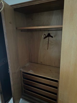 Armario Ropero Madera 4 Cuerpos