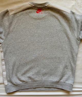 “Nike Air gris logo azul crewneck talla L street