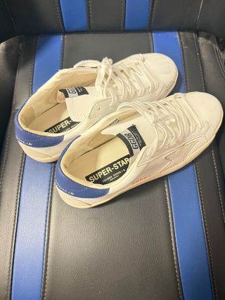 Golden Goose Sneakers Blancas y Azules
