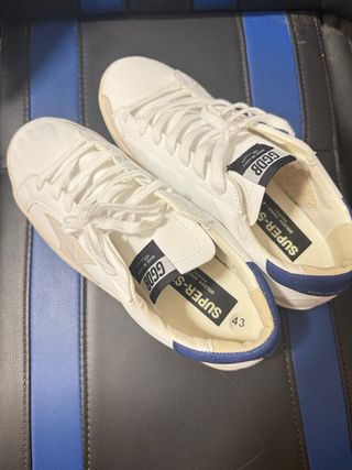 Golden Goose Sneakers Blancas y Azules
