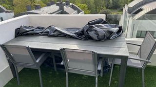 Conjunto 6 sillas y mesa exterior