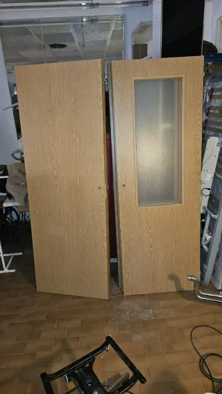 Puertas de paso madera nuevas