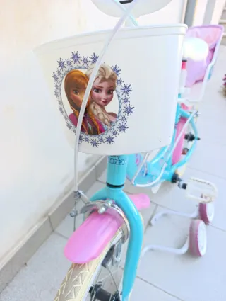 Bicicleta Frozen 16" con ruedines