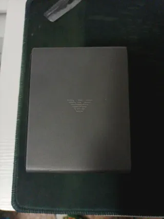 Reloj Emporio Armani Negro y Plateado