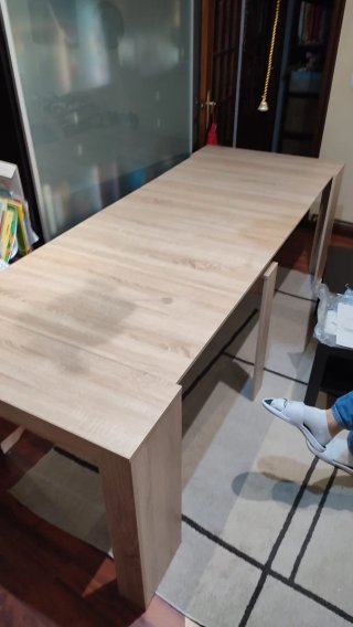Mesa de comedor extensible desde 51x90 a 237x90