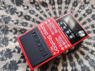Pedal Looper Boss RC-5. Casi sin uso + alimentador