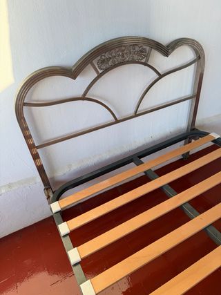 Cama antigua niquelada 105cm