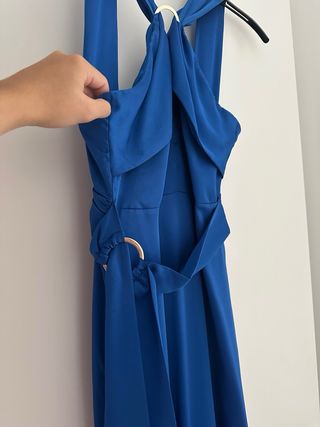 Vestido Marciano azul eléctrico