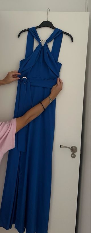 Vestido Marciano azul eléctrico