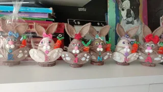Conejitos de Pascua artesanales