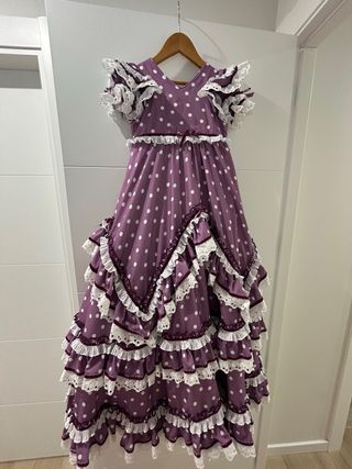 Traje Flamenca Niña 6-7 años Ana Campos