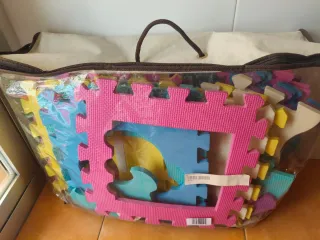 Alfombra Puzzle Bebé Espuma Colores