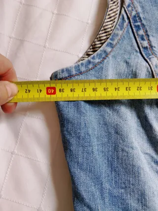 Chaleco vaquero Mango