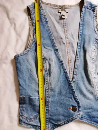 Chaleco vaquero Mango
