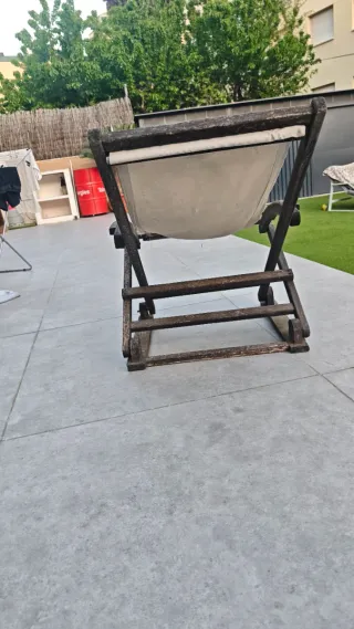 Hamaca madera terraza