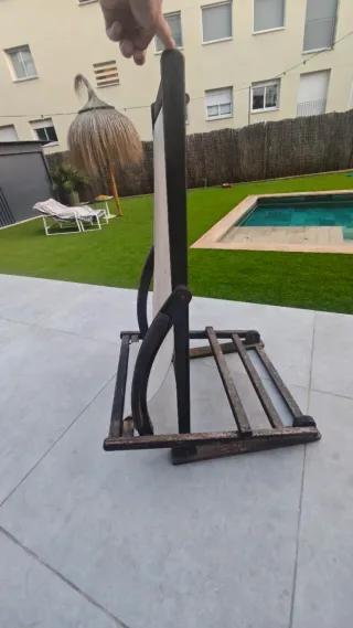 Hamaca madera terraza