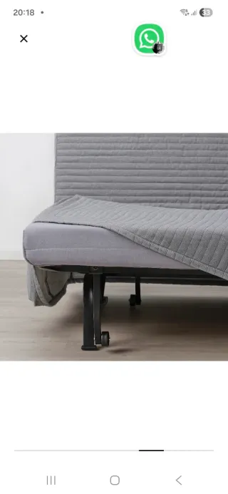 IKEA Sillón Cama Gris