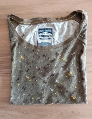 Pantalón ONLY + Camiseta Verde Estampada