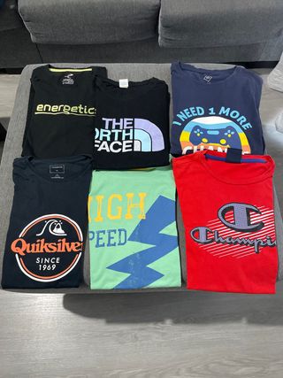 Lote 6 Camisetas Niño