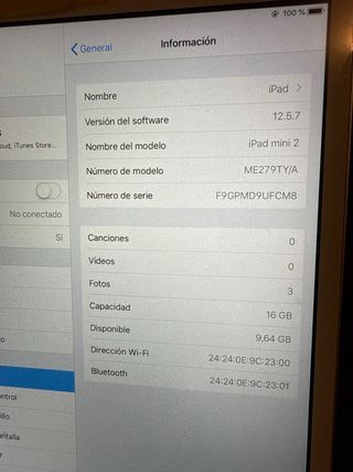 iPad mini 2 Blanco