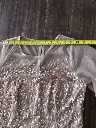Vestido largo lentejuelas Amelia Rose