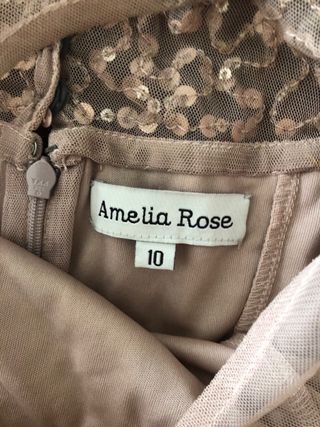 Vestido largo lentejuelas Amelia Rose