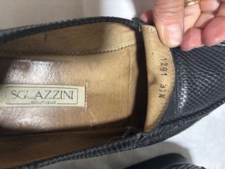 Mocassini neri Squazzini donna 37.5