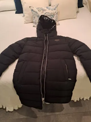 Abrigo acolchado Supply & Demand negro Talla M