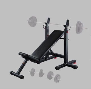 Banco musculación rack plegable