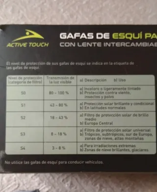 Gafas de esquí niño