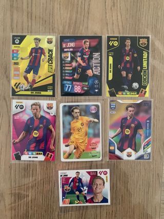 Colección Cromos Frenkie De Jong Panini