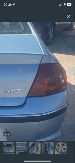 Faro trasero Peugeot 407