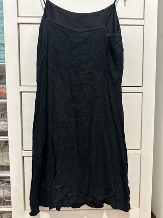 Vestido negro Mango tirantes corto