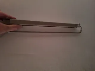 Barra extensible metálica beige/plata
