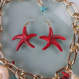 Collar y Pendientes Estrellas de Mar y Tortugas