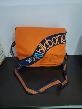 Bolsa de tela reversible Billabong naranja y azul